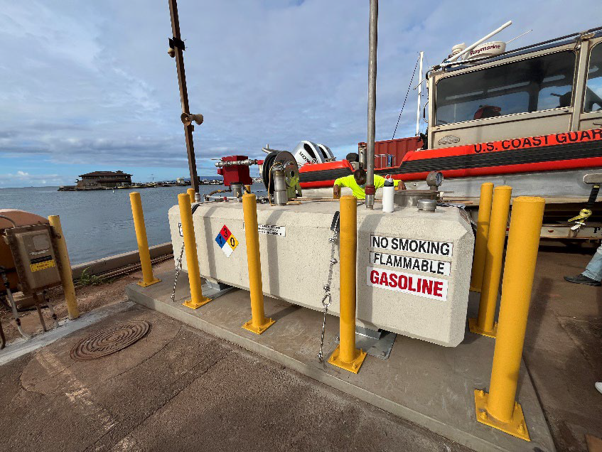 New fuel tank at Station Maui